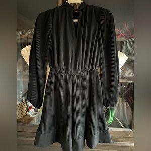 Milly Black Long Sleeve Dress
